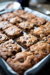 Barras de Galleta con Chispas de Chocolate