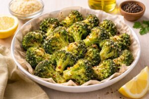 Brócoli Crujiente con Parmesano