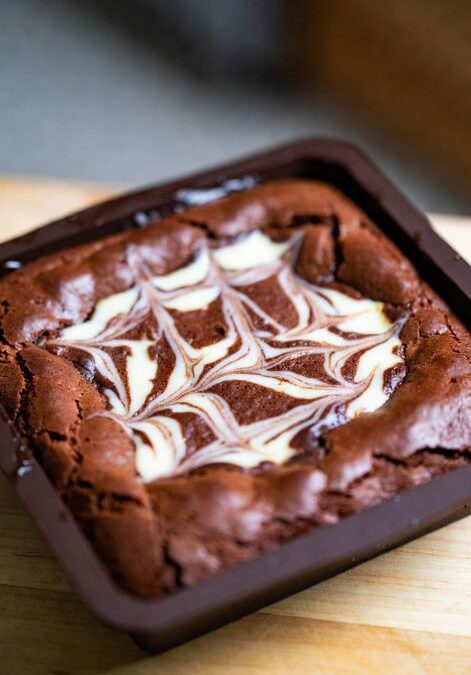 Brownie de Chocolate con Topping de Queso