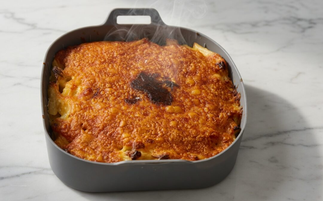 Macarrones Gratinados con Tres Quesos