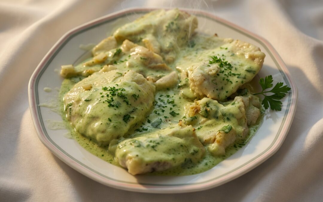 Merluza en Salsa Verde Cremosa