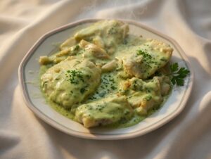 Merluza en Salsa Verde Cremosa