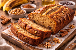 Pan de Plátano Húmedo