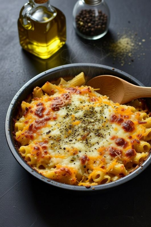 Pasta con salsa crujiente en molde de silicona Frygarra