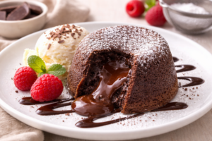 Pasteles de Lava de Chocolate