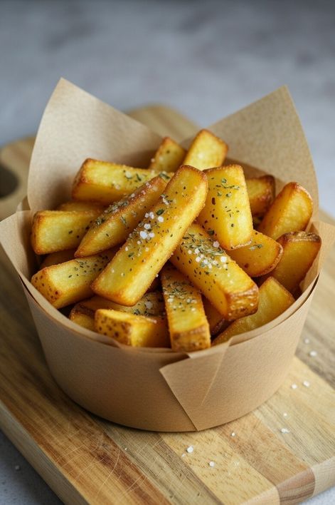 Patatas Fritas Caseras Patatas Fritas Caseras para molde de Papel Frygarra