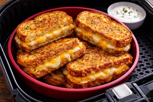 Sandwich de quesos con salsa Sandwich de quesos con salsas en molde de silicona frygarra