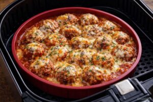 Albóndigas en salsa de Tomate y Queso