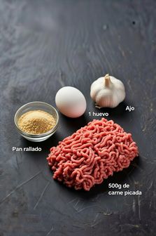 Carne picada para albóndigas