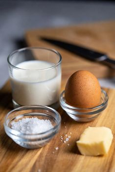 Sal Leche 1 Huevo y Mantequilla derretida