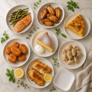 Menú semanal con air fryer: 7 cenas sin repetir y sin pensar